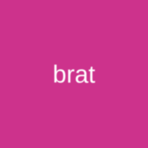brat generator pink