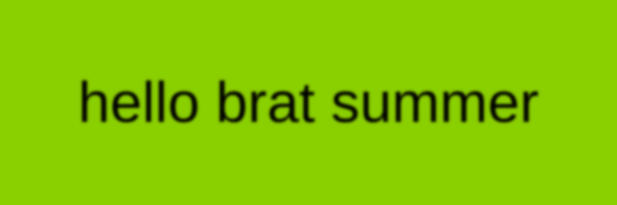 BRAT summer by bratgeneration.com